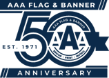AAA Flag 50th Anniversary logo