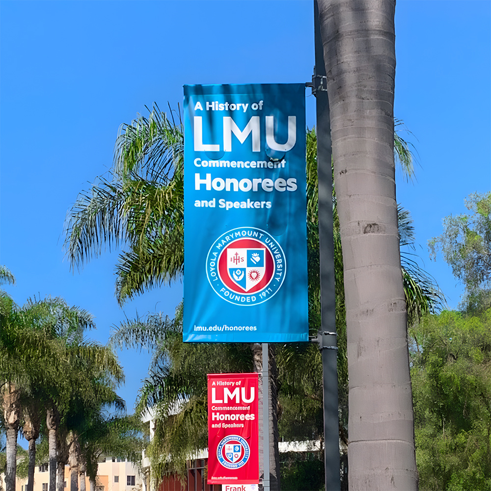 LMU Pole Banners