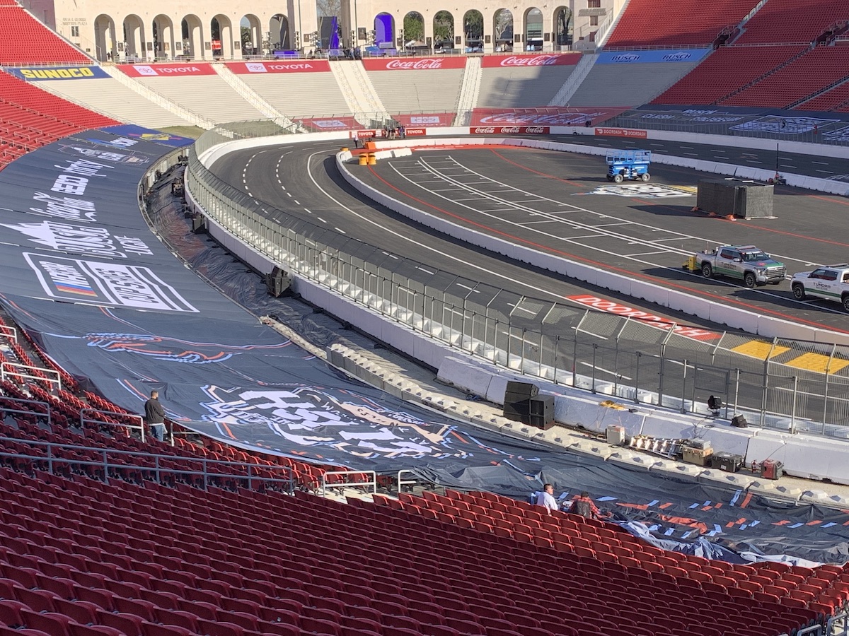 Activating La's Memorial Coliseum For The 2022 Nascar Busch Light Clash