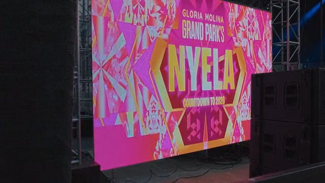 Gloria Memorial Grand Park's NYE LA 2026 A3 Visual