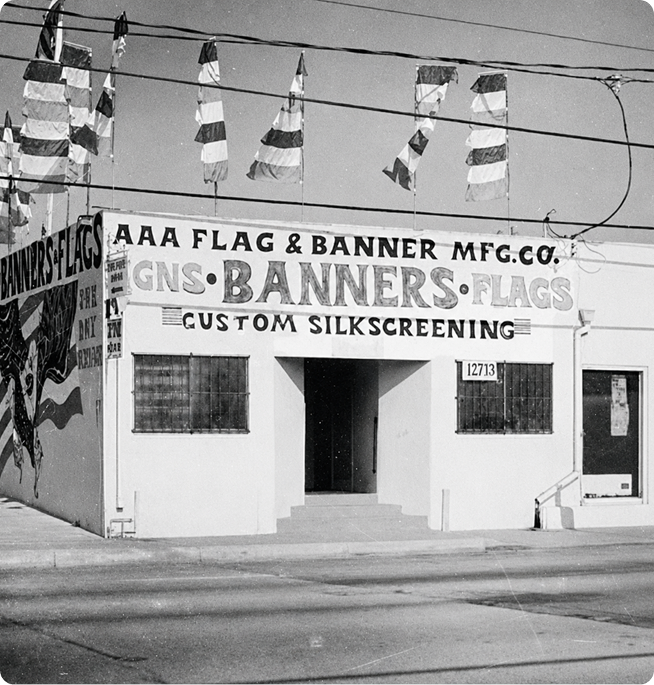 A3 Visual (Formerly AAA FLag & Banner, Building in Los Angeles California, Print & Immersive Solutions