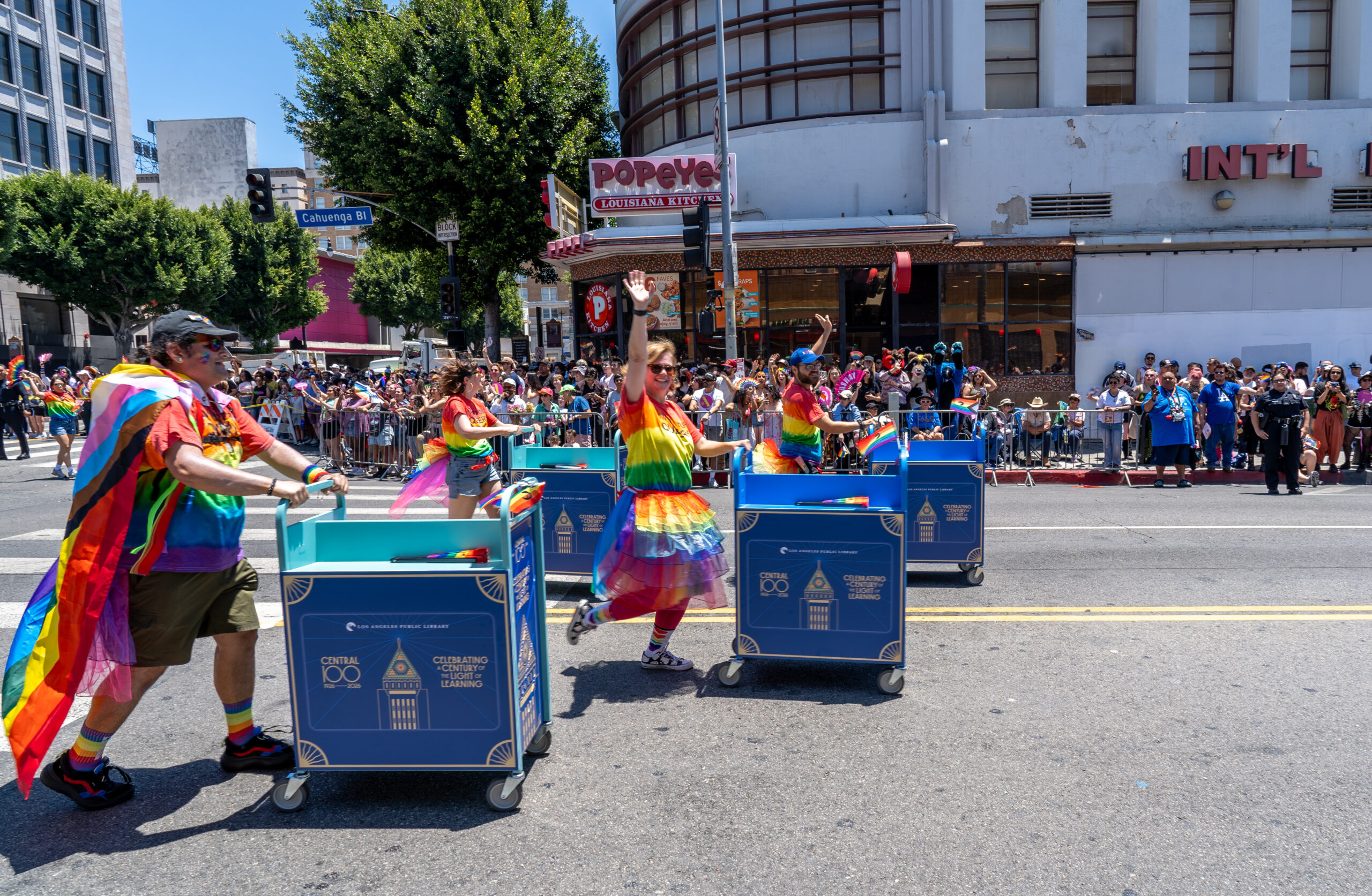 Decal Carts Wrapped for Pride Month by A3 Visual